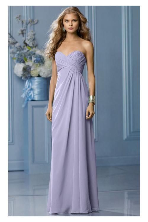 Zipper Sleeveless Floor-length Natural Sweetheart Bridesmaid Dresses