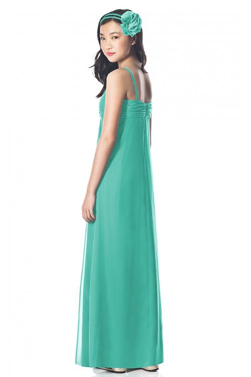 Chiffon Sleeveless Floor-length Spaghetti Straps A-line Bridesmaid Dresses