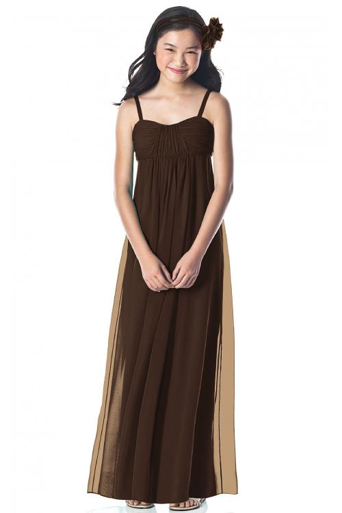 Chiffon Sleeveless Floor-length Spaghetti Straps A-line Bridesmaid Dresses
