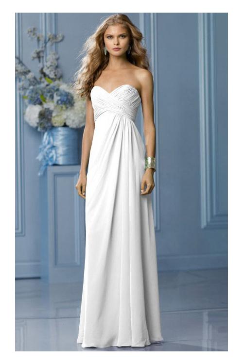 Zipper Sleeveless Floor-length Natural Sweetheart Bridesmaid Dresses