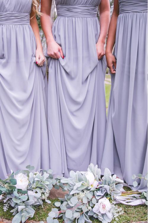 Sleeveless One Shoulder Pleated Long Chiffon Boho Bridesmaid Dress