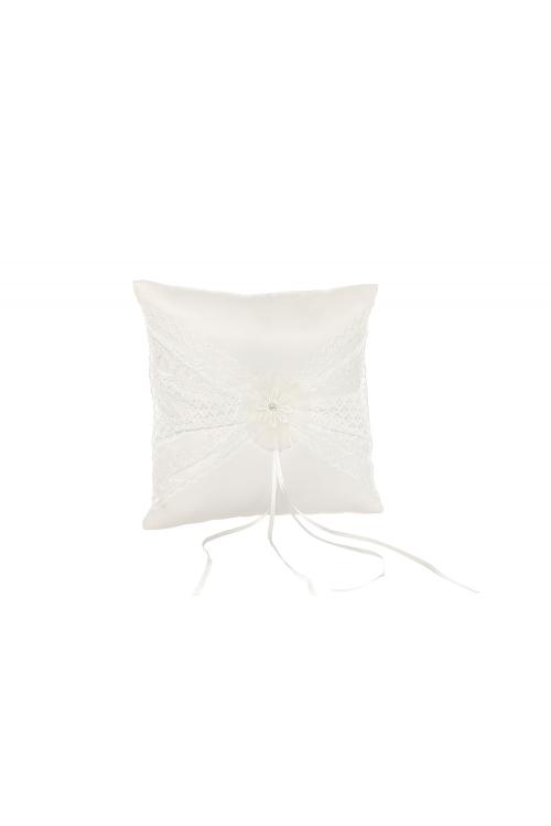 Delicate Wedding Rings Pillows Ivory 21*21CM