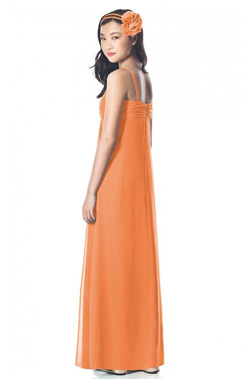 Chiffon Sleeveless Floor-length Spaghetti Straps A-line Bridesmaid Dresses