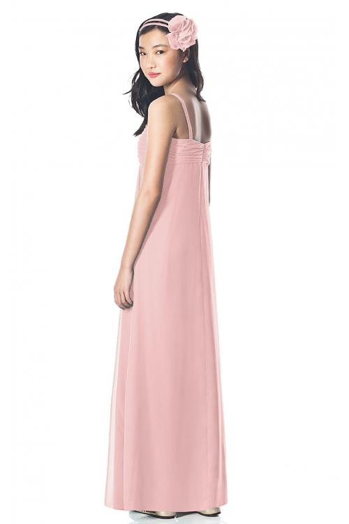 Chiffon Sleeveless Floor-length Spaghetti Straps A-line Bridesmaid Dresses