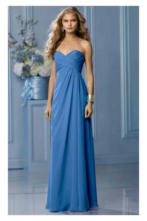 Zipper Sleeveless Floor-length Natural Sweetheart Bridesmaid Dresses