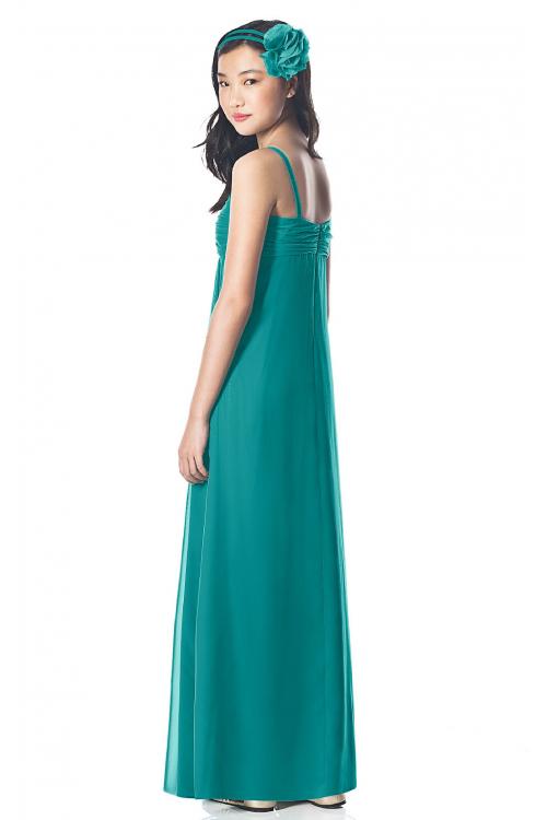 Chiffon Sleeveless Floor-length Spaghetti Straps A-line Bridesmaid Dresses