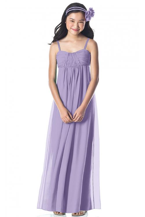 Chiffon Sleeveless Floor-length Spaghetti Straps A-line Bridesmaid Dresses