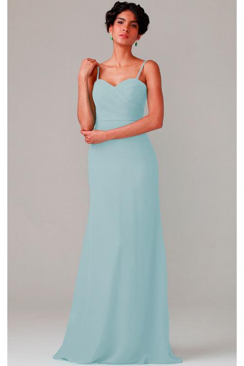 A-line Natural Sweetheart Chiffon None Bridesmaid Dresses