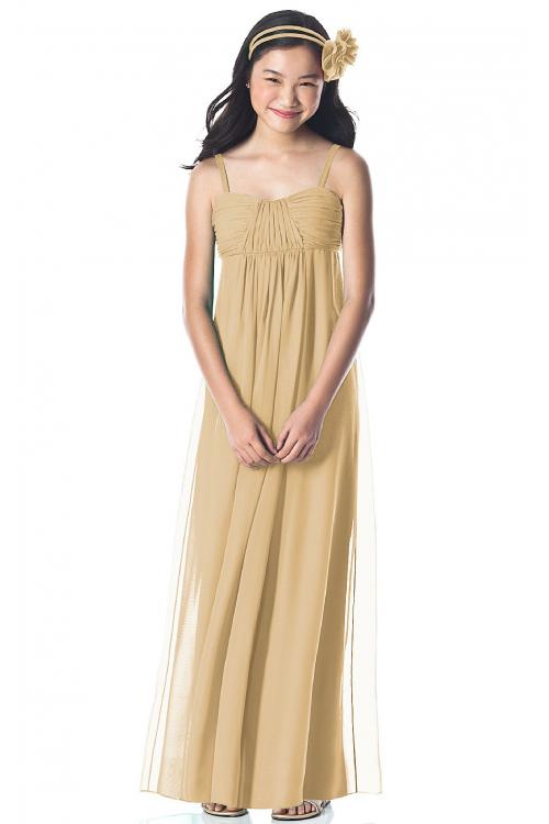 Chiffon Sleeveless Floor-length Spaghetti Straps A-line Bridesmaid Dresses