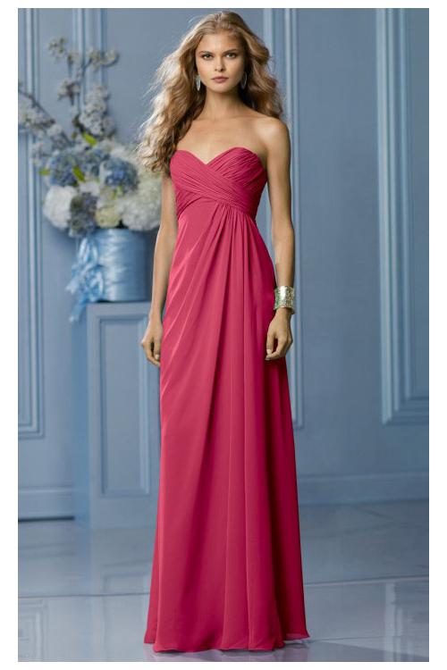 Zipper Sleeveless Floor-length Natural Sweetheart Bridesmaid Dresses