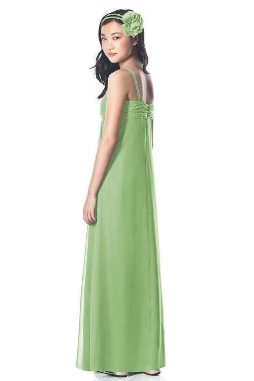 Chiffon Sleeveless Floor-length Spaghetti Straps A-line Bridesmaid Dresses