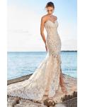 Elegant Sweetheart Long Mermaid Beach Wedding Dress