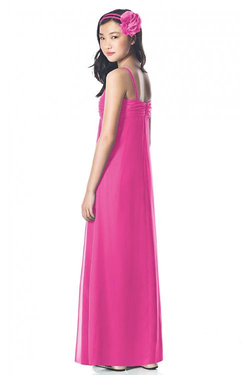 Chiffon Sleeveless Floor-length Spaghetti Straps A-line Bridesmaid Dresses