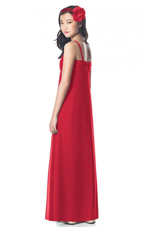 Chiffon Sleeveless Floor-length Spaghetti Straps A-line Bridesmaid Dresses