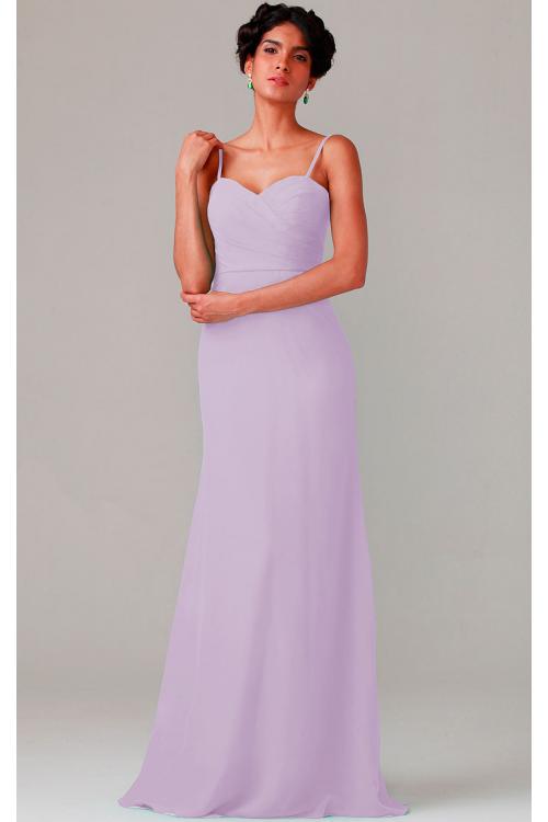 A-line Natural Sweetheart Chiffon None Bridesmaid Dresses