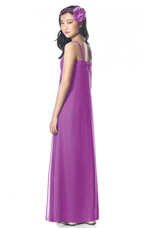 Chiffon Sleeveless Floor-length Spaghetti Straps A-line Bridesmaid Dresses