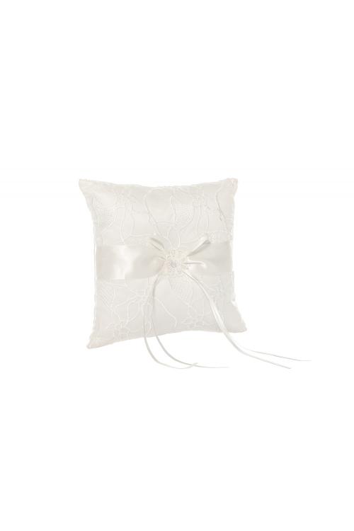 Ivory Ring Bearer Pillows With Embroider And Sequins 21*21CM