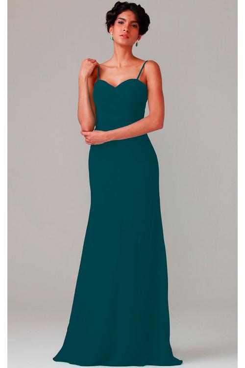 A-line Natural Sweetheart Chiffon None Bridesmaid Dresses