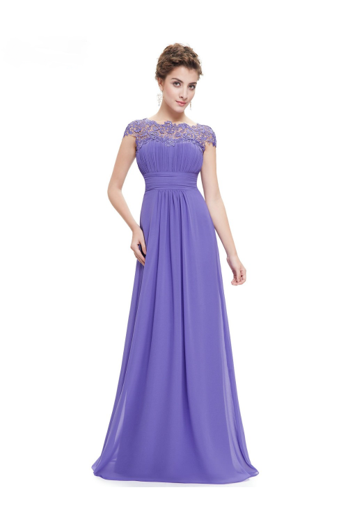 Vintage Floor-lengthA-line Cap Sleeve Bateau Neck Bridesmaid Dresses